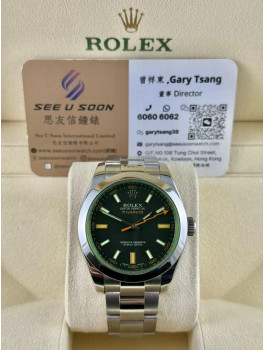 二手 ▶️   Rolex 勞力士   MILGAUSS ◀️      116400GV      (40mm) 